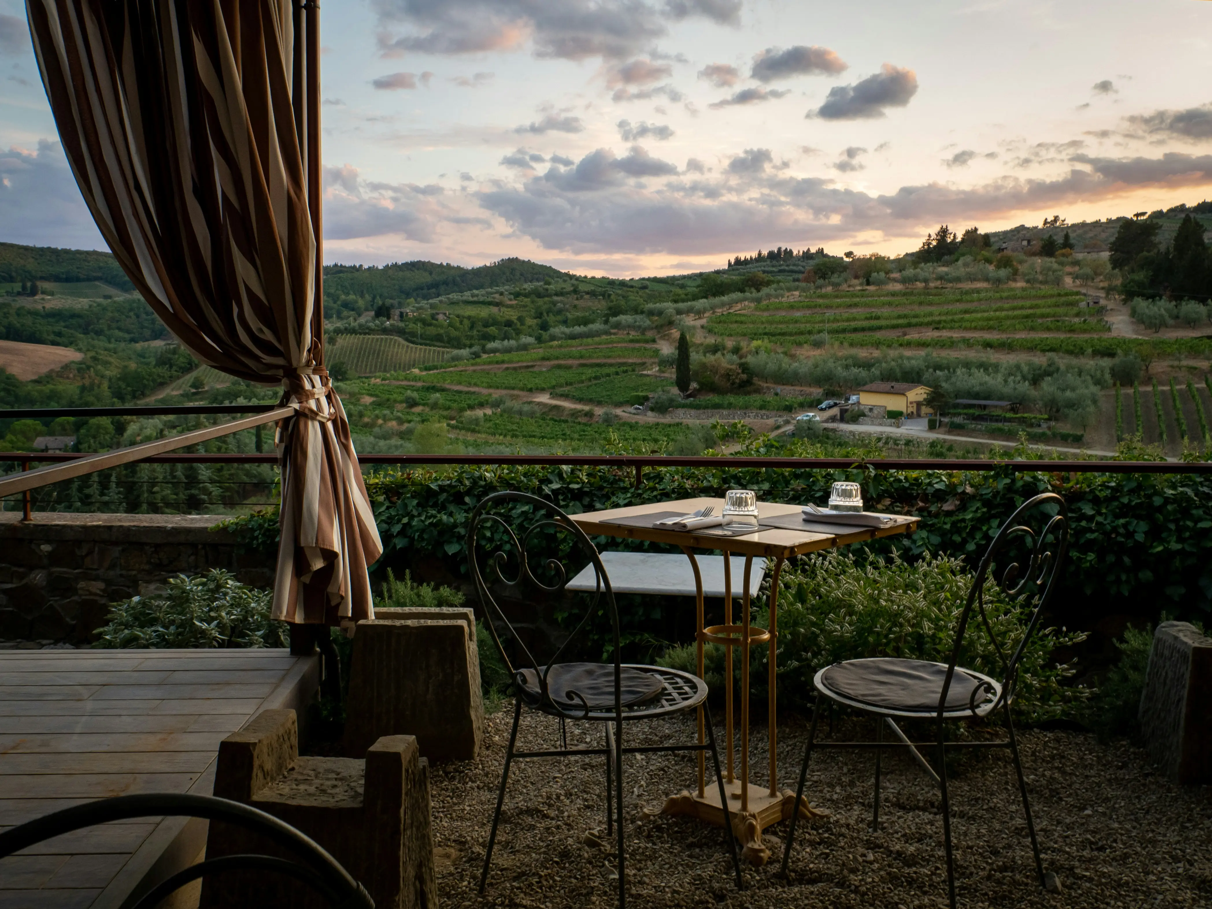 Vineyard views at our Tuscany Luxury Holiday Villas | Ultimate Villas